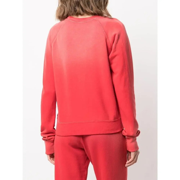 NWD RE/DONE Faded Crimson Classic Crewneck Size S RED MSRP $250 #BA409 - Picture 3 of 16